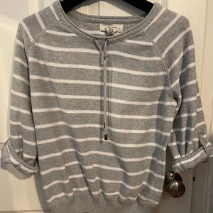 Light weight stripe sweater for spring!